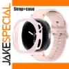 Pink Silicone Strap and Cover Set for Galaxy Watch 8