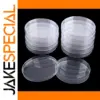 Set of 10 90mm Glass-Like Plastic Petri Dishes
