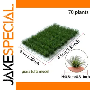 Miniature Static Grass Tufts for Model Landscaping