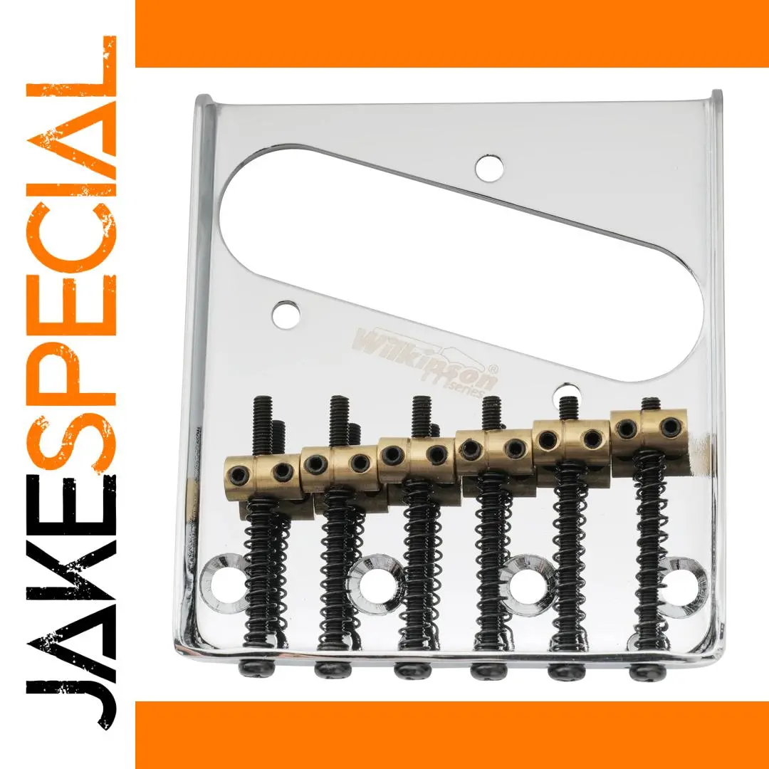 Wilkinson M Series 54mm Vintage Ashtray Bridge for Tele Guitars 1 Wilkinson M Series 54mm Vintage Ashtray Bridge for Tele Guitars