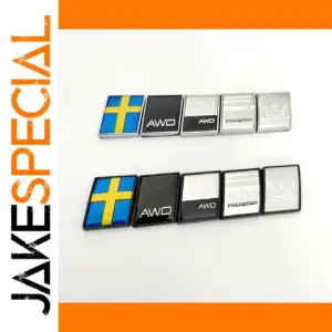 Swedish Flag Emblem Badge for Vehicles