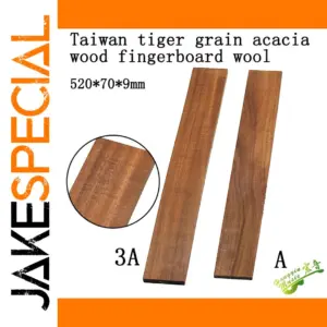 Premium Taiwan Koa Guitar Fingerboard 520mm