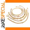 Gold-Tone Stainless Steel Cubic Zirconia Bracelet