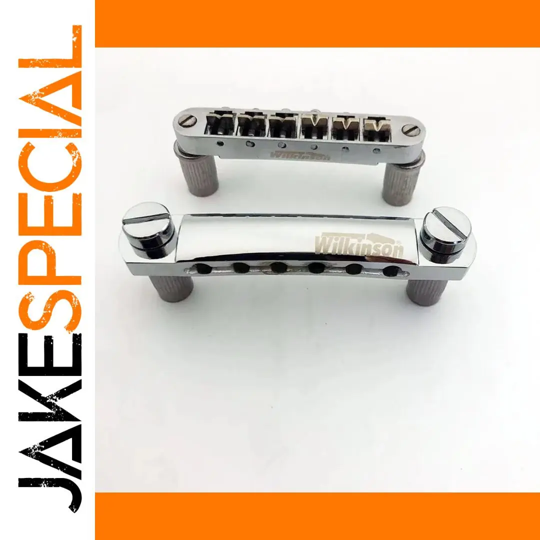 Wilkinson WOGT1 + WOGB1 Bridge Set for Les Paul SG 1 Wilkinson WOGT1 + WOGB1 Bridge Set for Les Paul SG