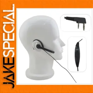 Discreet Black Headset for Professionals