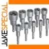 Impact Nut Driver Socket Set 6-15mm, 8/10-pc