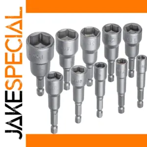 Impact Nut Driver Socket Set 6-15mm, 8/10-pc
