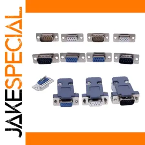 VGA DB9 and DB15 Connectors Set (10 Pcs)