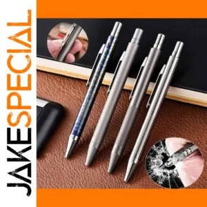 Titanium Alloy Tactical Pen with Multi-Color Finish