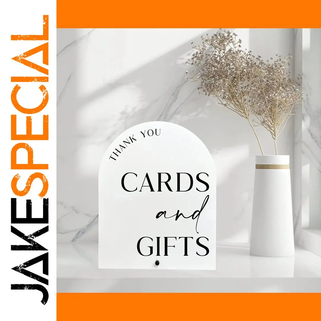 Elegant White Acrylic Wedding Sign 1 Elegant White Acrylic Wedding Sign