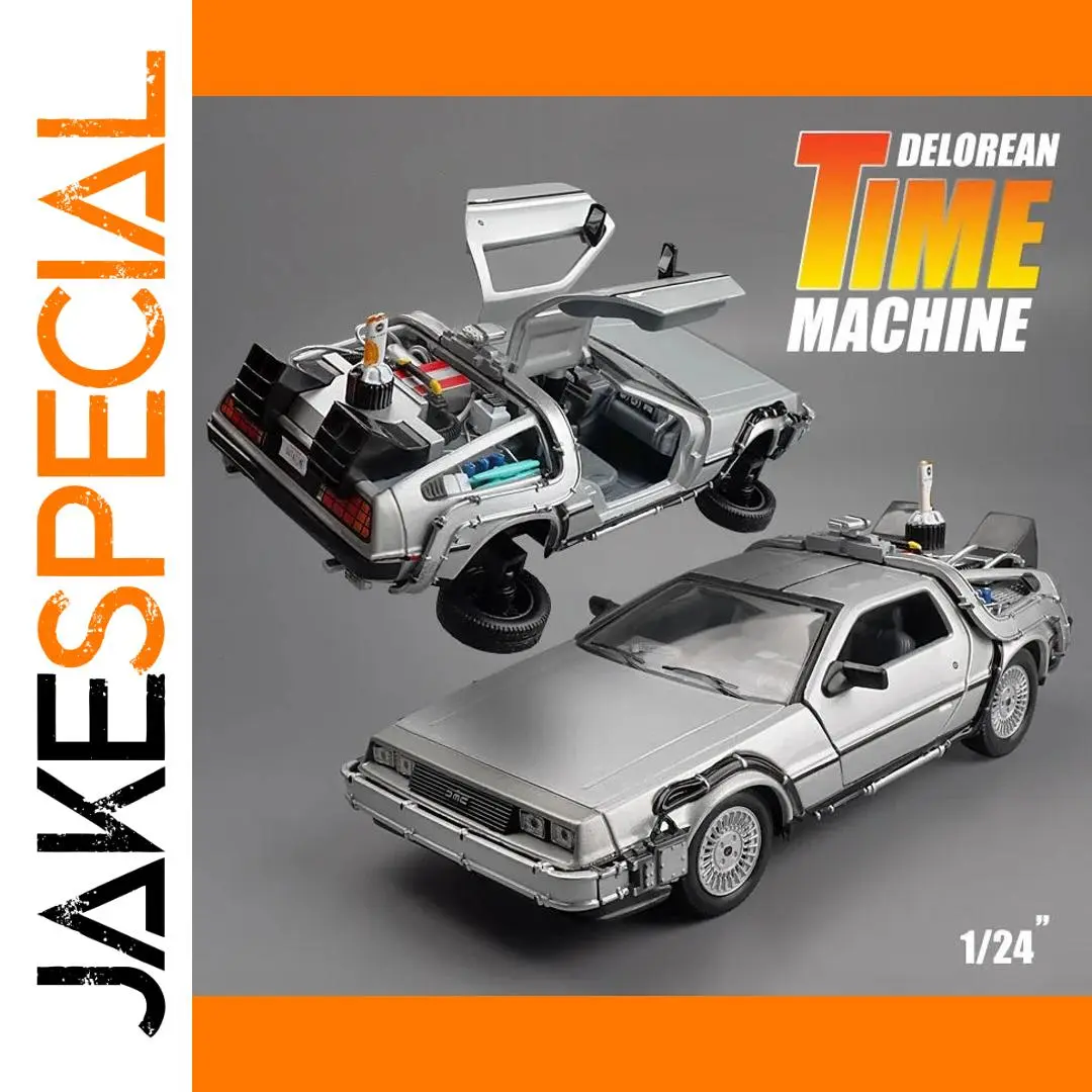 DeLorean DMC-12 Model Car 1:24 Scale Collection 1 DeLorean DMC-12 Model Car 1:24 Scale Collection