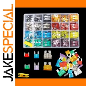 Automotive Blade Fuse Kit 280 Pieces with Color Coding