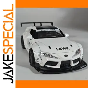 White 1:22 Toyota Supra Racing Model
