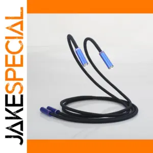 High-Fidelity Silver RCA Audio Cable