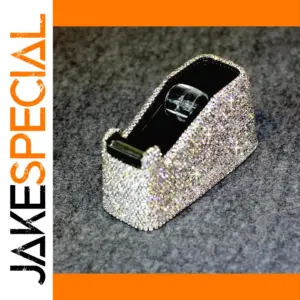 Glitter Rhinestone Tape Dispenser for Office