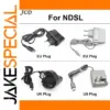 DS Lite Travel Wall Charger Set with US, UK, EU Plugs