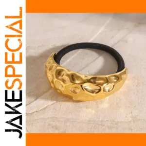 Stainless Steel Gold-Accent Hair Accessory