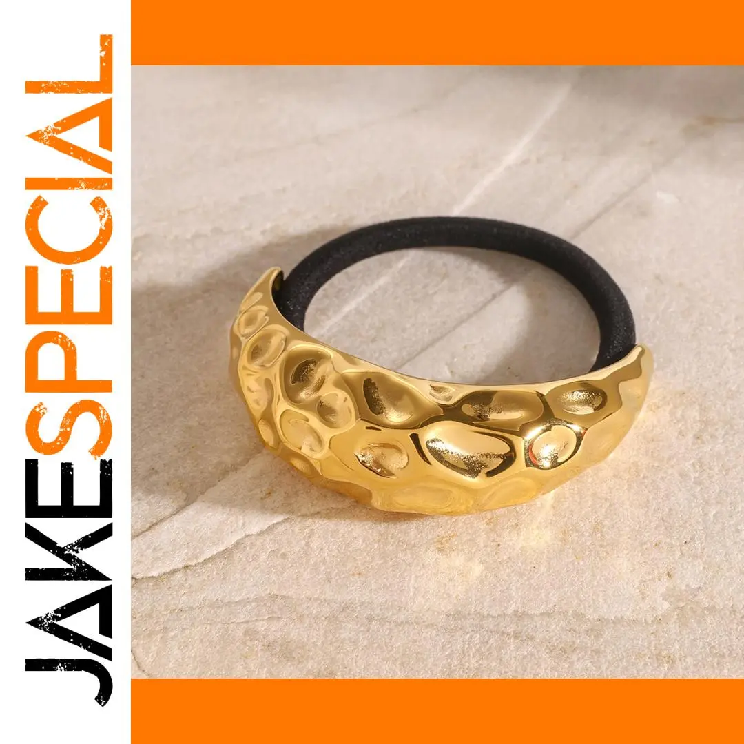 Stainless Steel Gold-Accent Hair Accessory 1 Stainless Steel Gold-Accent Hair Accessory