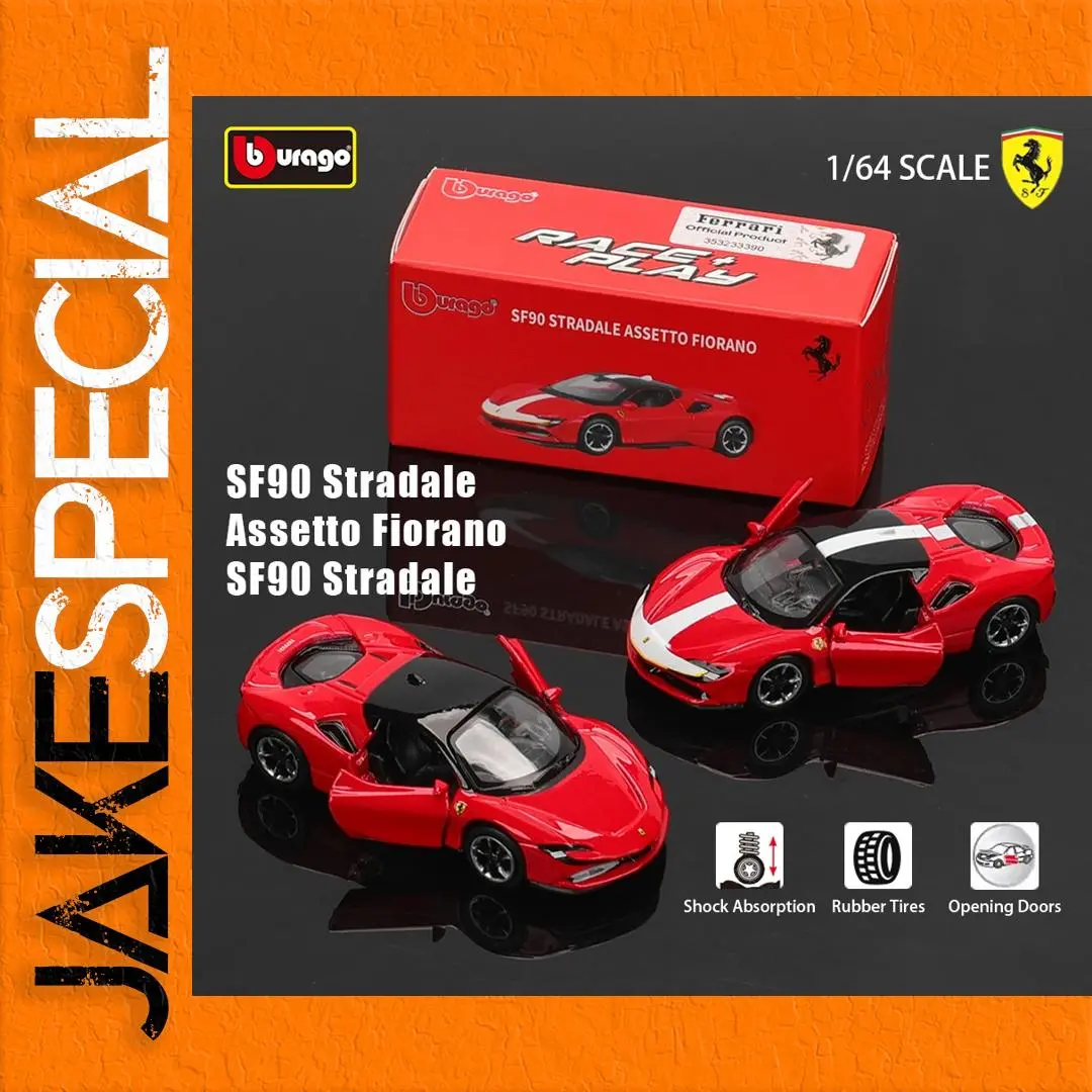 Ferrari SF90 Stradale 1:64 Diecast Model 1 Ferrari SF90 Stradale 1:64 Diecast Model
