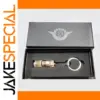Gold Aston Martin DB5 Keychain for Collectors