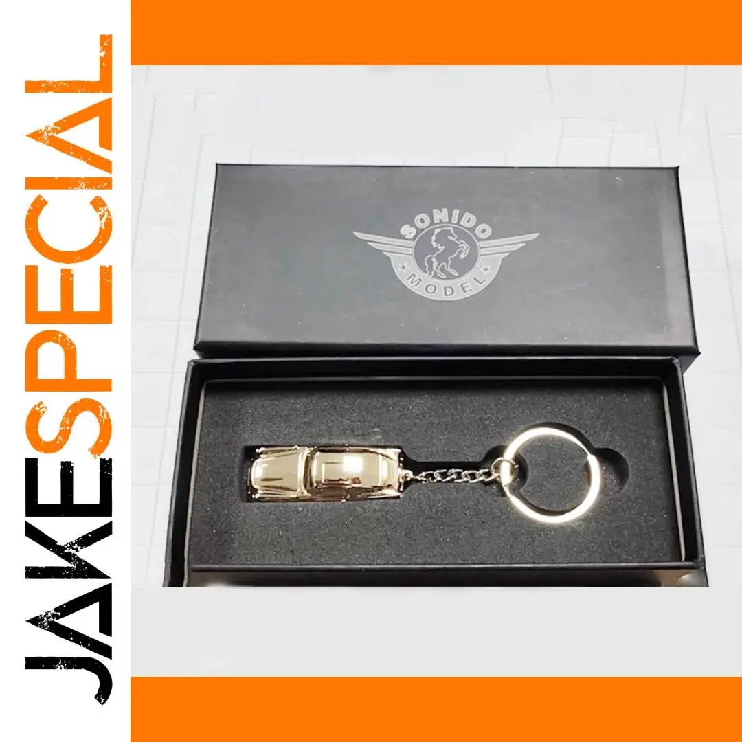Gold Aston Martin DB5 Keychain for Collectors 1 Gold Aston Martin DB5 Keychain for Collectors
