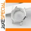 Silver Stainless Steel Watch Case Kit 32.5mm for NH35/NH36