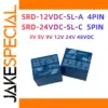 Set of 10 3V-48V DC Relay Modules