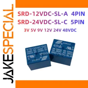 Set of 10 3V-48V DC Relay Modules