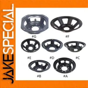 Black Iron Speaker Basin Frame for 4-12 Inch Speakers