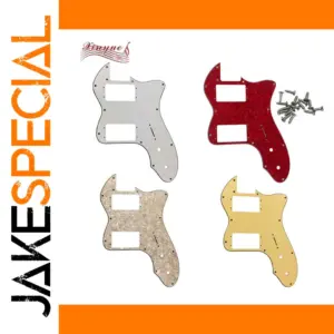 13-Hole Tele Thinline Pickguard for Humbuckers