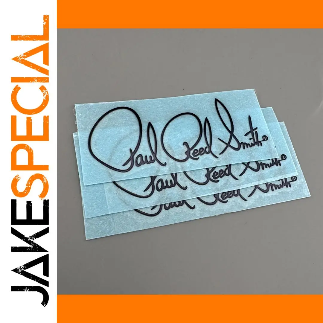 PRS Signature Metal Decals for Guitars 1 PRS Signature Metal Decals for Guitars