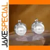Sterling Silver Pearl Zircon Earrings LL-YS0232