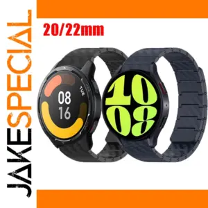 Carbon Fiber Style Watch Strap for Samsung Galaxy Watch