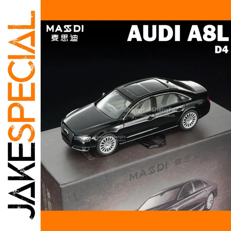 Exquisite Detailing: The 1:64 Scale Audi A8L Diecast Model 1 ed542501201242ee8ebcf416 product image