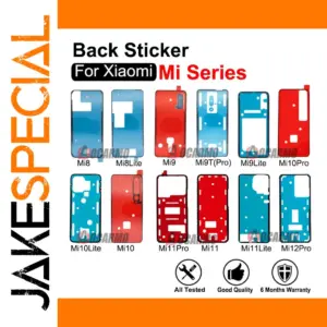 Xiaomi Rear Adhesive Stickers for Mi Series