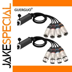 XLR to Ethercon 4-Channel Snake Cable