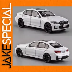 White BMW 320i 1:32 Scale Diecast Model