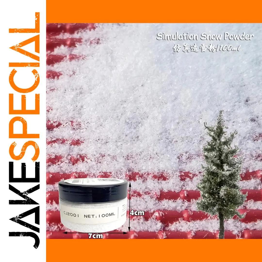 Realistic Snow Powder for Miniature Scenes 1 Realistic Snow Powder for Miniature Scenes