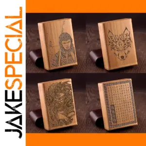 Elegant Handcrafted Bamboo Cigarette Case