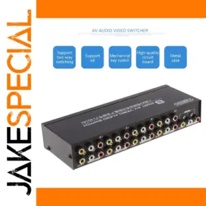 8-Way RCA AV Switcher for Home Theater