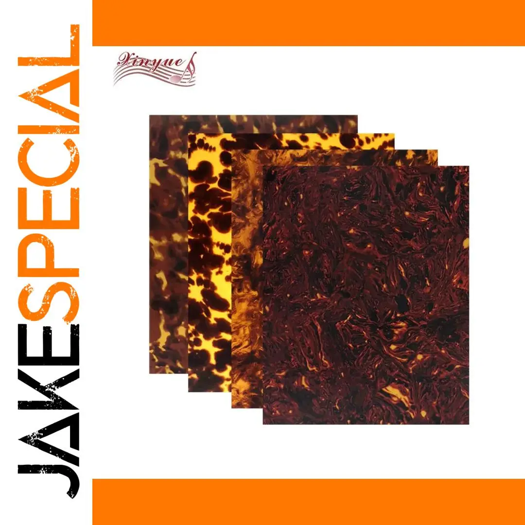 Tortoise Pattern Acrylic Guitar Pickguard Sheet 1 Tortoise Pattern Acrylic Guitar Pickguard Sheet