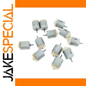 Precision Micro DC Motors 3V, 16400 RPM, 12-Tooth Gear