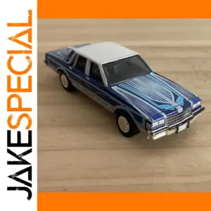 1986 Blue and Black Die-Cast Muscle Car Model