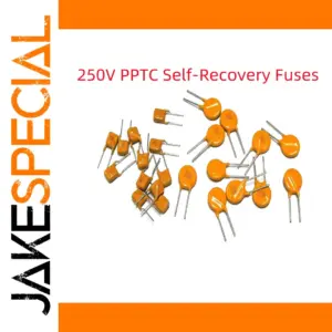 Set of 10 Orange Self-Resettable PPTC Fuses 250V