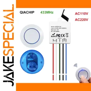 Wireless 433MHz Light Switch System with Remote