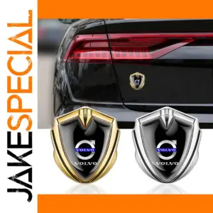 Car Shield Emblem Sticker in Gold or Silver