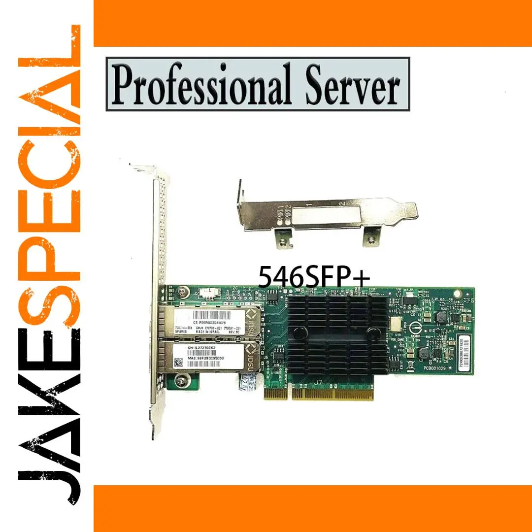 546SFP+ Ethernet Network Adapter with Two 10Gb Ports 1 546SFP+ Ethernet Network Adapter with Two 10Gb Ports