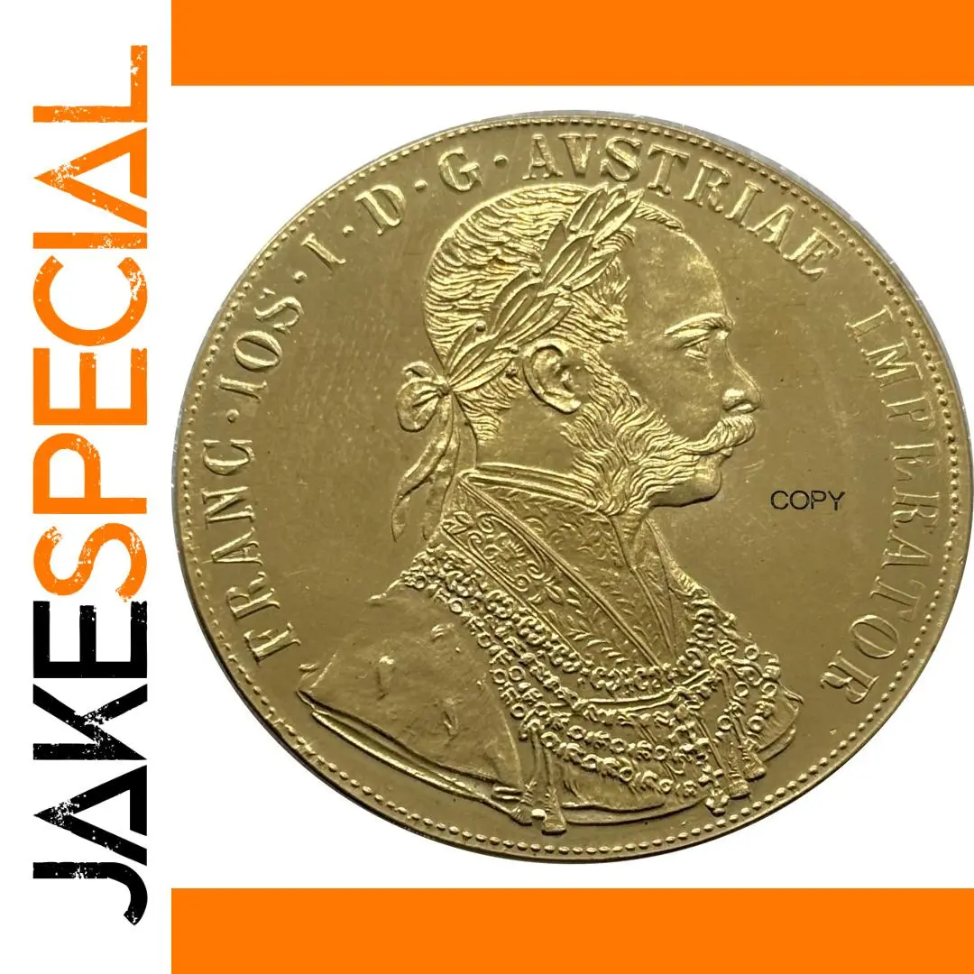 1875 Austrian Coin Replica with High-Relief Detailing 1 1875 Austrian Coin Replica with High-Relief Detailing