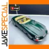 Green Jaguar E-Type 1:18 Diecast Collectible