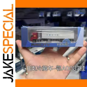 1/160 Scale Refrigerated Semi-Truck Model